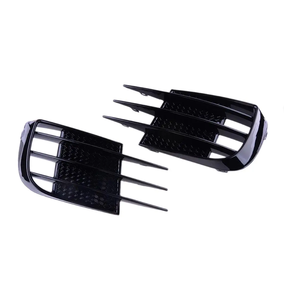 

2Pcs Glossy Black Front Bumper Fog Light Grill Cover Trim Fit For VW Golf 6 MK6 GTI GTD 2008 2009 2010 2011 2012 2013