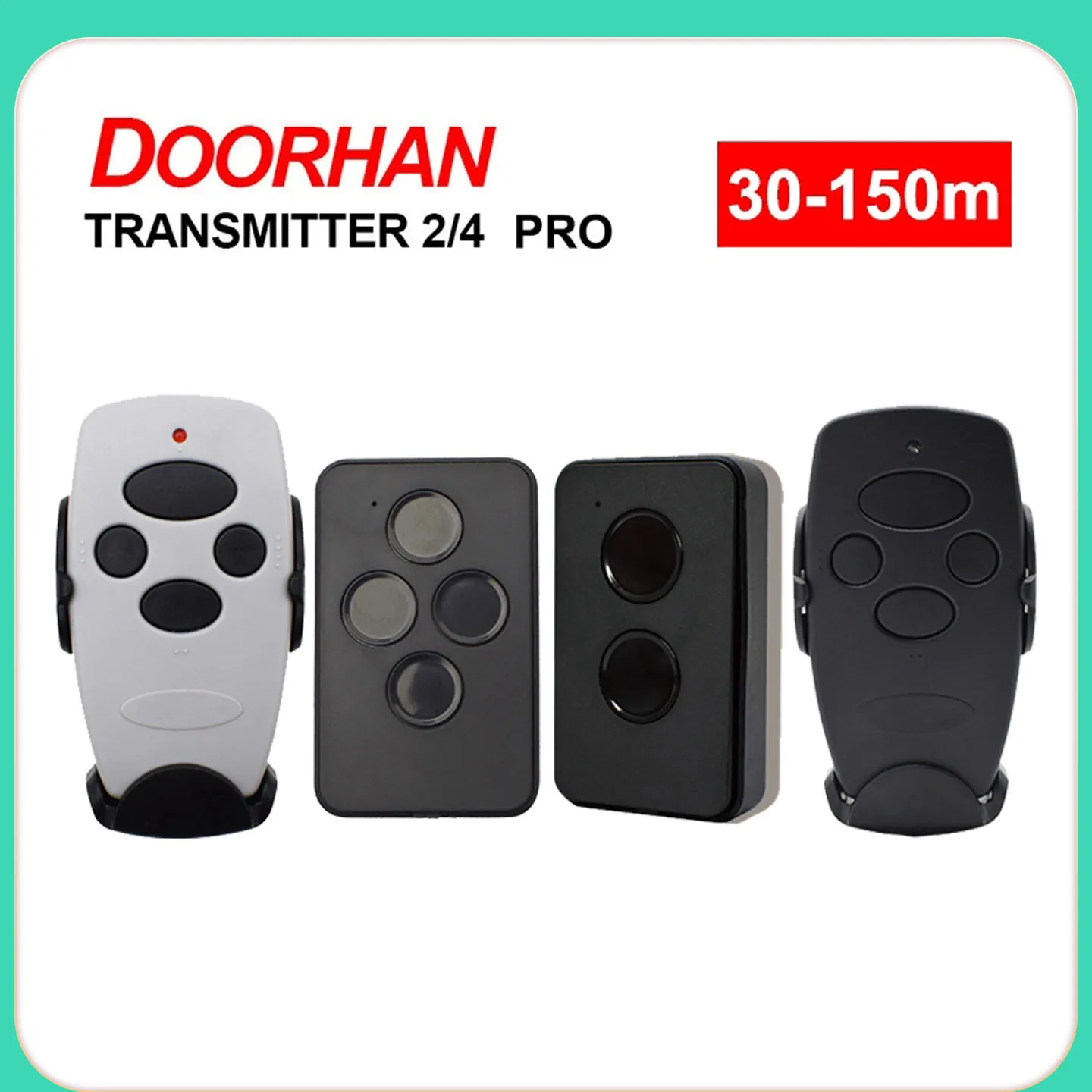Dorhan Doorhan pro2 4 433mhz Gate Barrier Remote Control Transmitter 2 4 Pro 4pro Keychain Barrier Key for Sliding Gate