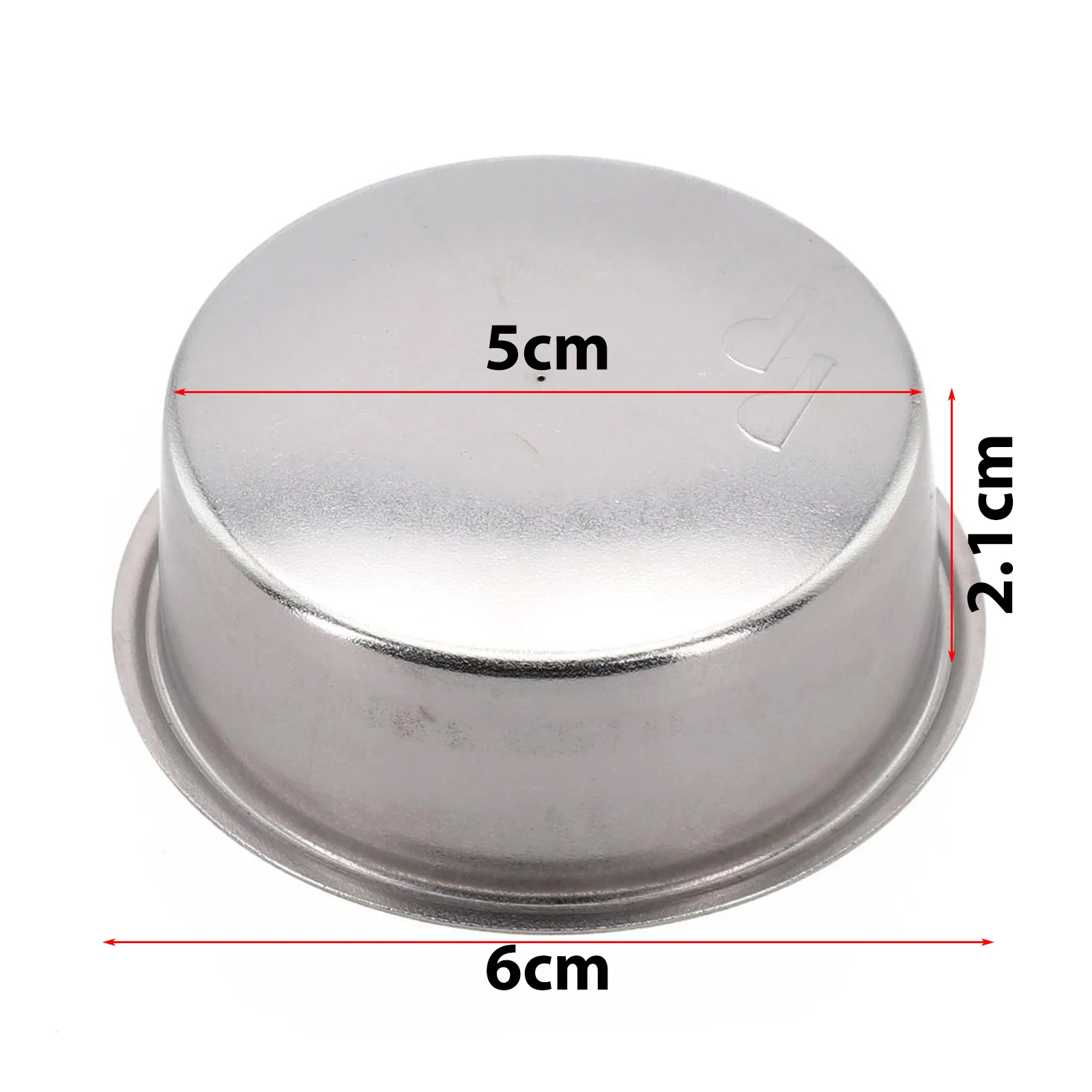 1pc 51mm Coffee Blind Filter Basket 2 Cup Stainless Steel Non Pressurized Filter Cup Sliver Kitchen Dining Bar Tools Parts