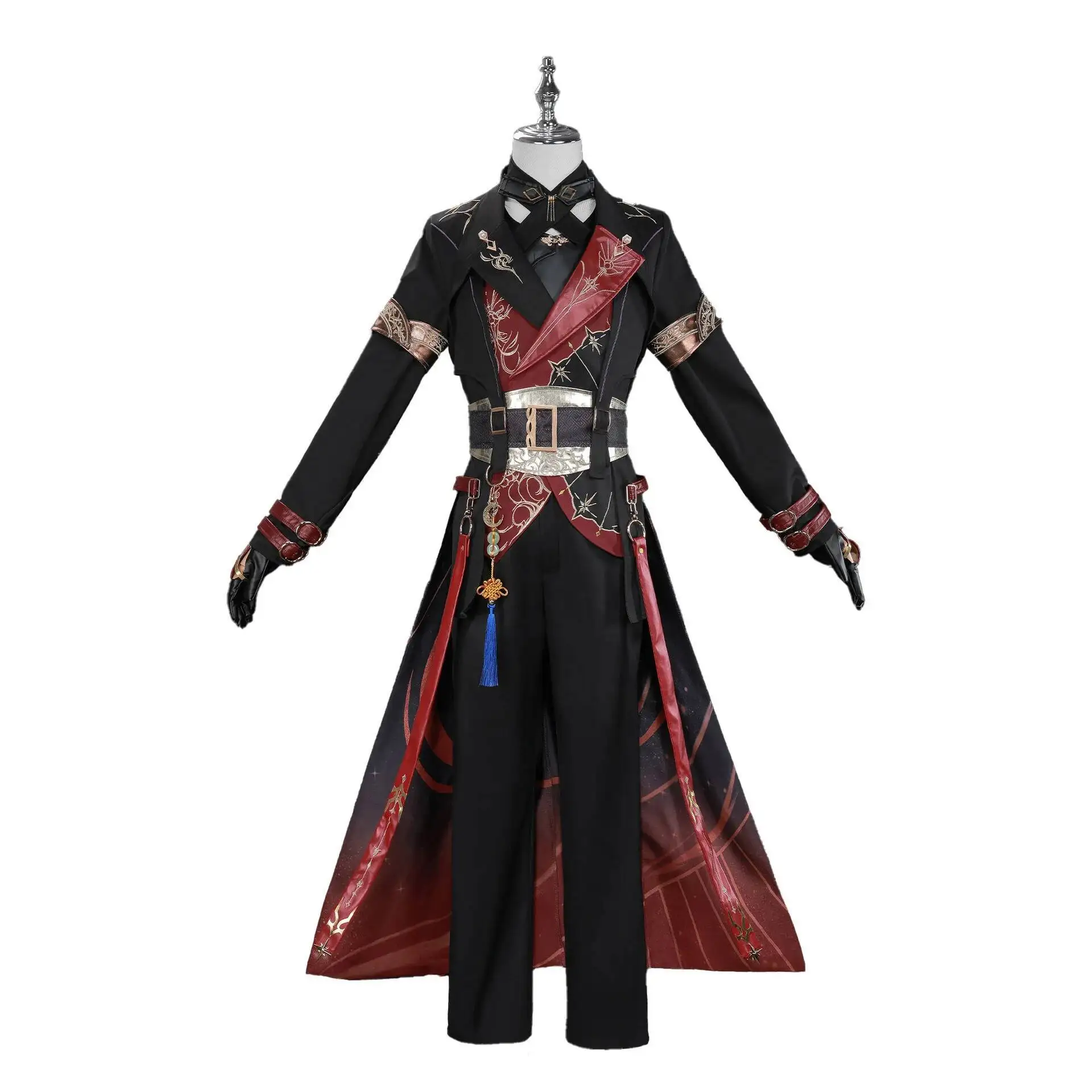 

Love and Deepspace Cosplay Xavier Cosplay Costume Light Hunting Black Hunting Men's Suit Game Costume