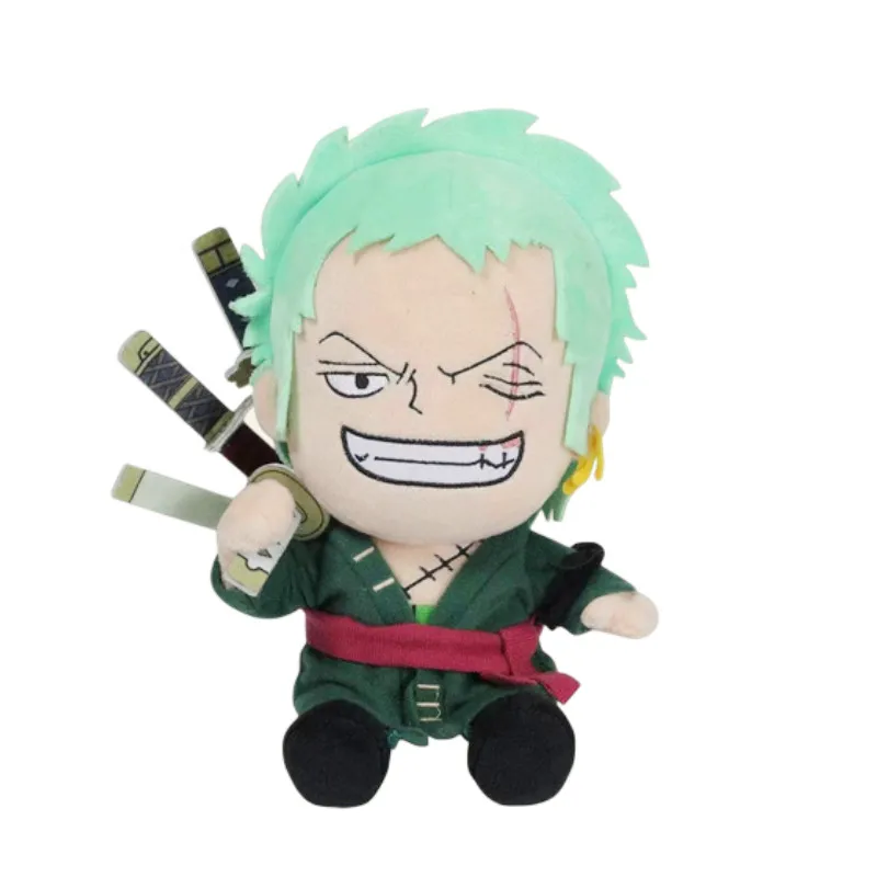 Japanische Anime 25 cm One Piece Original Plüschtiere CartoonFigure Ruffy Chopper Ace Roronoa Zoro Niedliche Stoffpuppe Kinder Weihnachtsgeschenke – Detail 7