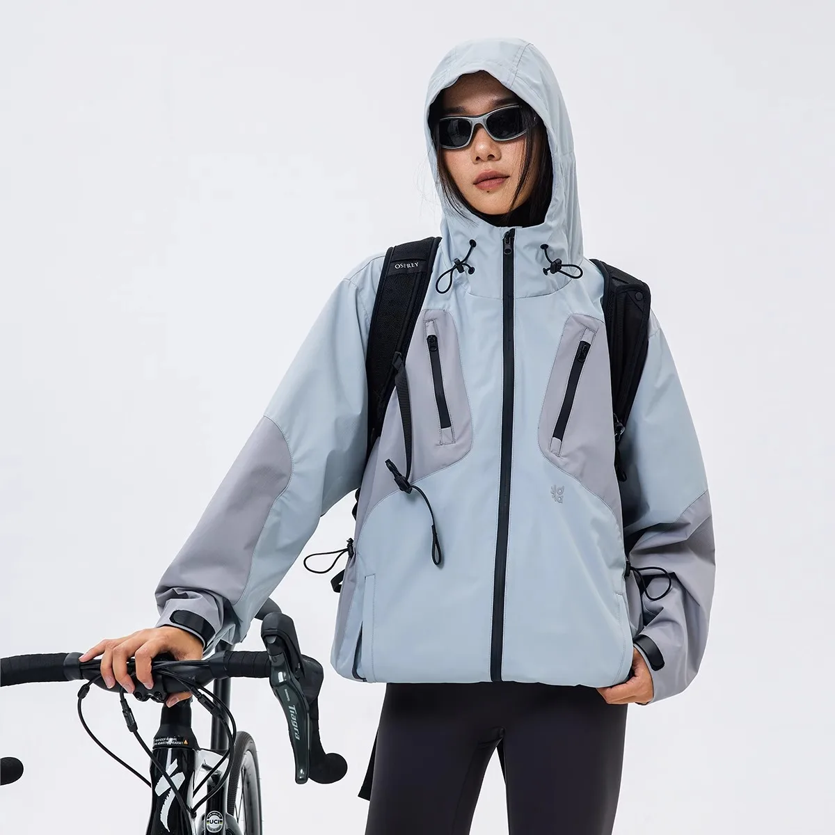 Windbreaker Windproof Waterproof Color Block Hooded Outdoor Jacket Sport Casual Hiking Coat High-Performance Lightweight Durable