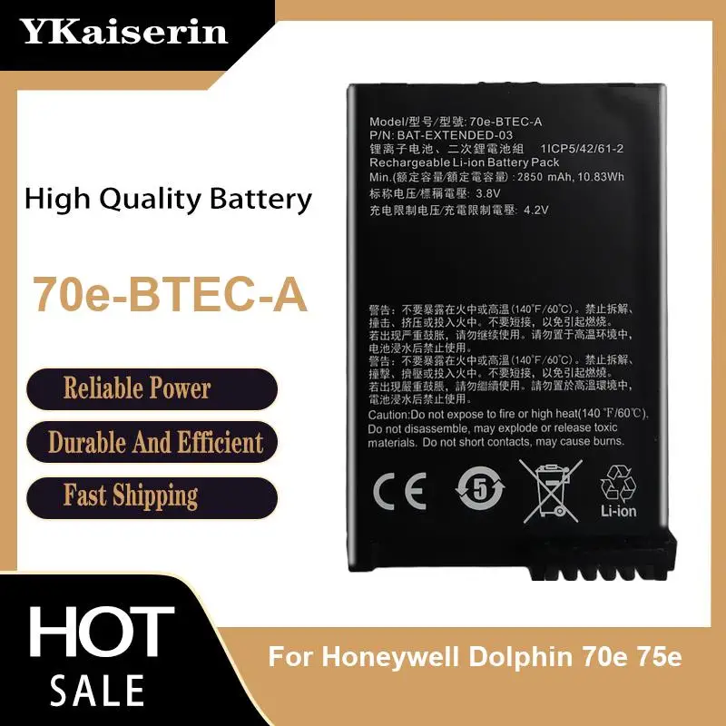 70e-Btec-A Scanner Battery 2850mAh Fast Shipping For Honeywell Dolphin 70e 75e