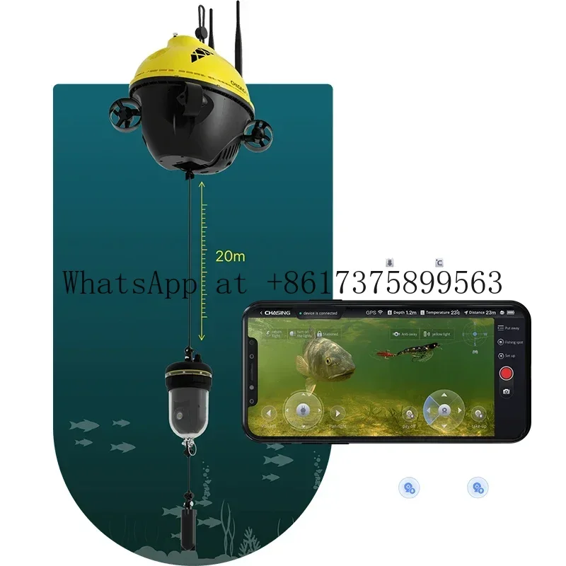 CHASING F 1 Pro 2 KM Image Transmission Remote Control Bait Boat Beginner Friend Fishing Bait Boat