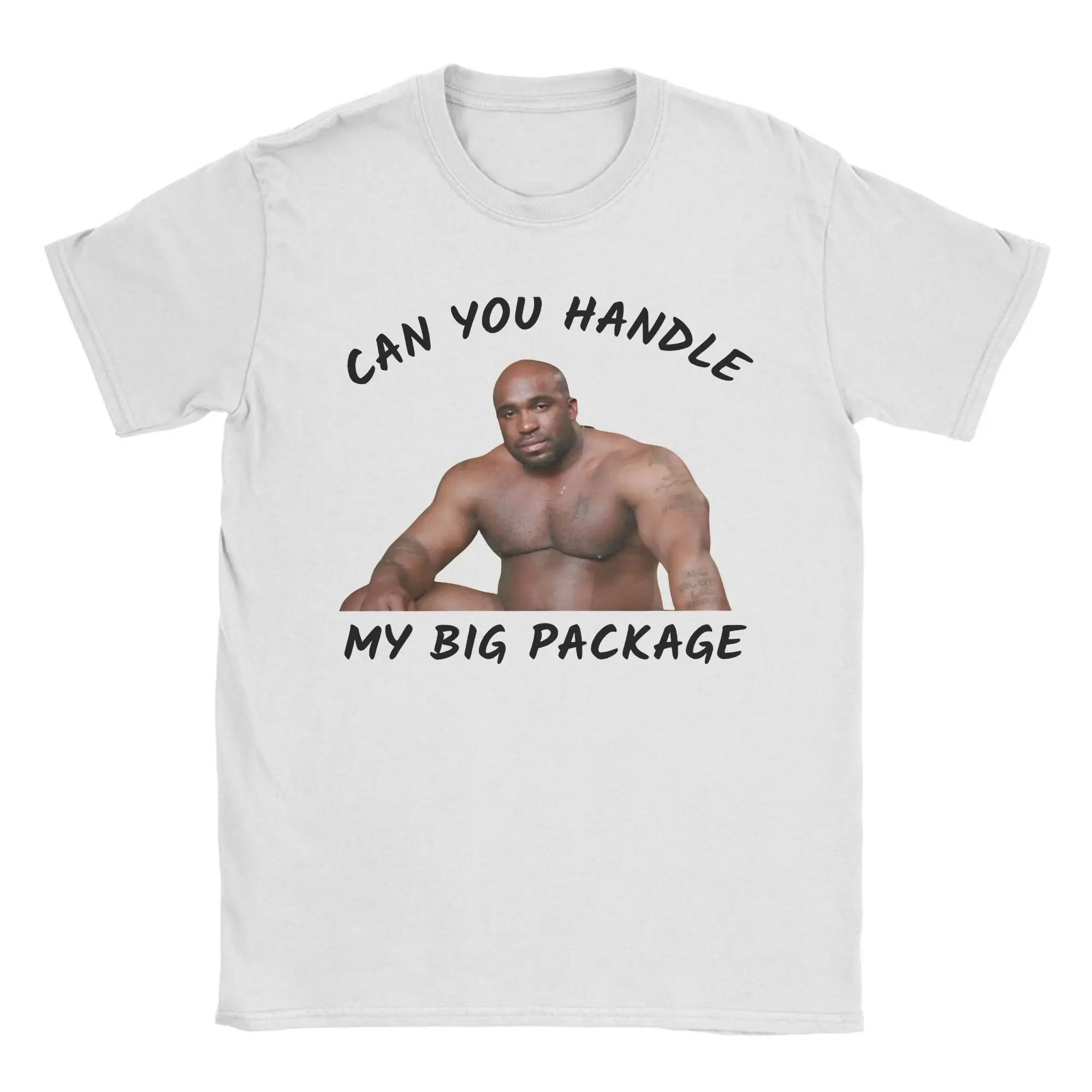 Casual Big Dick Black Guy Meme Barry Wood T-Shirt for Men Crewneck 100% Cotton T Shirts  Short Sleeve Tees Party Clothing