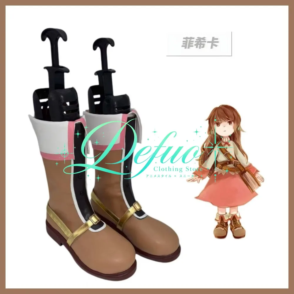 Fischl Cosplay Boots Dream Character Shoes Game Anime Halloween Celebration Party Performance Unique Design
