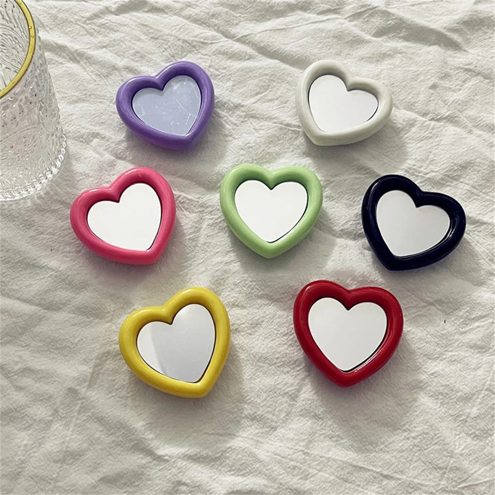 

Симпатичный 3D глянцевый держатель для телефона с любовным сердцем, кольцо-держатель для телефона, аксессуары для телефона, подставка-держатель для телефона, корейский 3D зеркальный кронштейн