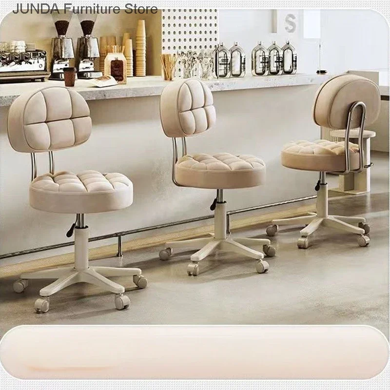 

Swivel Backrest Barber Chair Nail Salon Makeup Master Barber Chair Ergonomic Beauty Salon Furniture AA