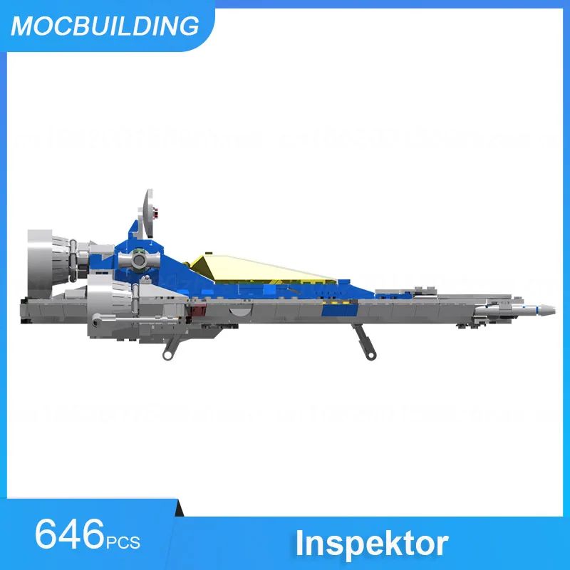 MOC Building Blocks Inspektor Model DIY Assemble Bricks Space Series Educational Creative Collection Toys Xmas Gifts 646PCS