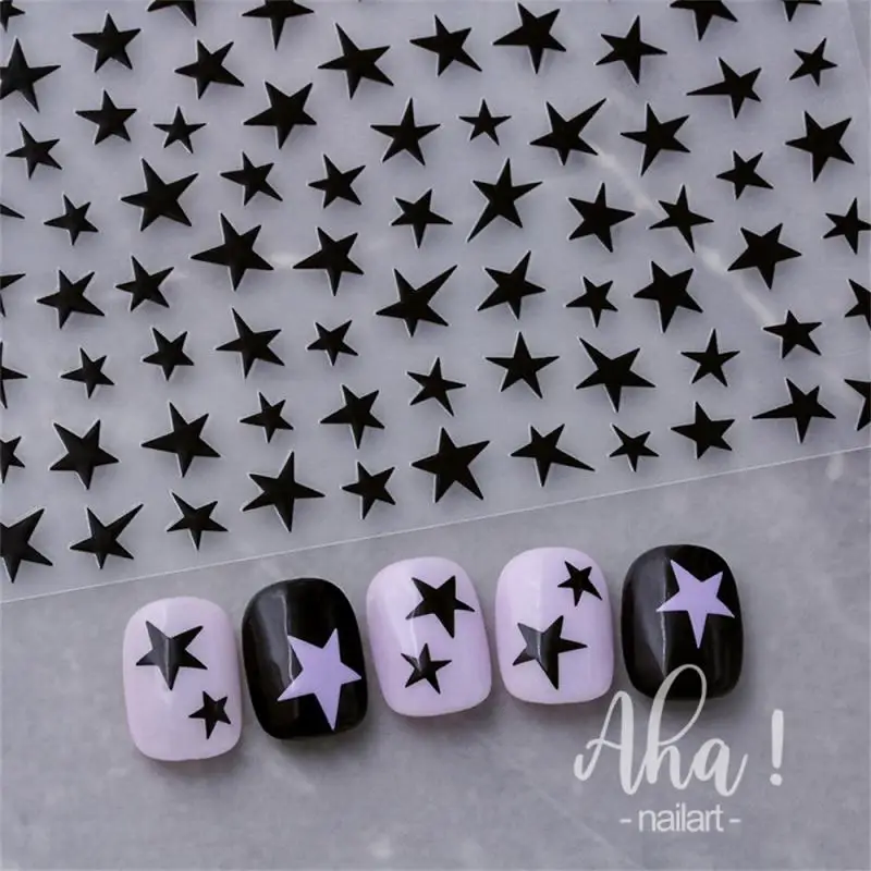 2/3PCS Nail Decoration Stickers Striking Unique Design Water Proof Atmosphere Not Easy To Drop Simple Nail Decoration