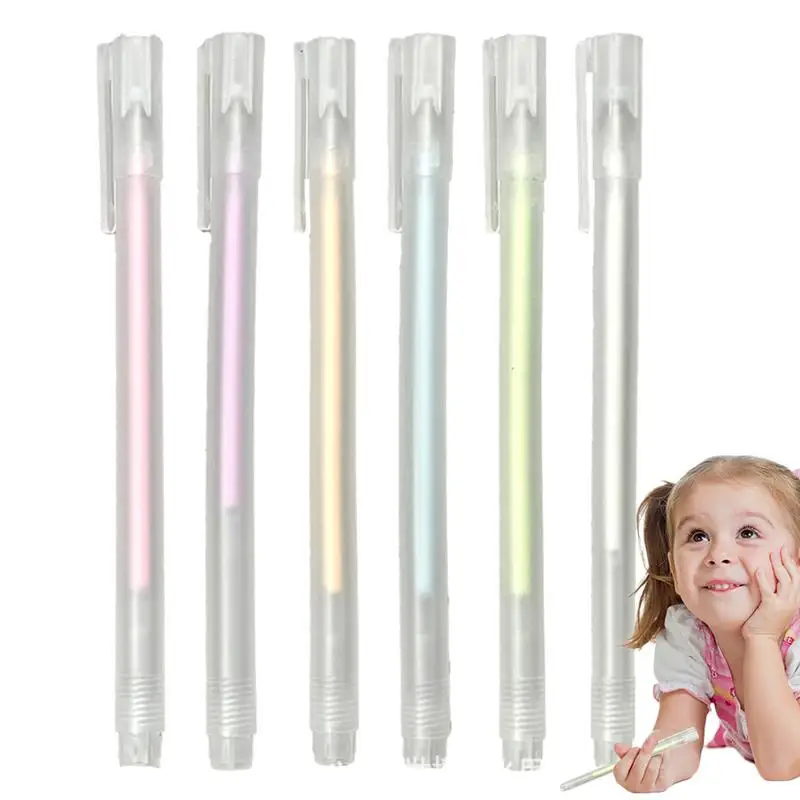 Quick Drying Color Glue Pen Easy Control Precision Ball Point Glue Pen Ball Point Glue Pen 6x For Scrapbooking Handmade