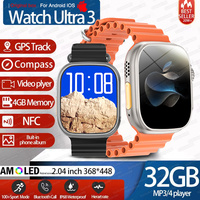 Official Original DT Ultra 3 GPS Navigation Smart Watch 32GB Video Playback App Download Bracelet NFC Call Sport Watch 2026 New