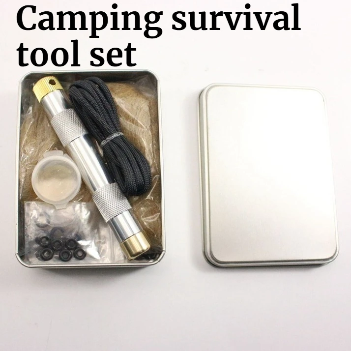 

Outdoor Piston Fire Gun Air Compression Fire High Quality Tube Convenient Fire Tool Camping Survival Emergency Set