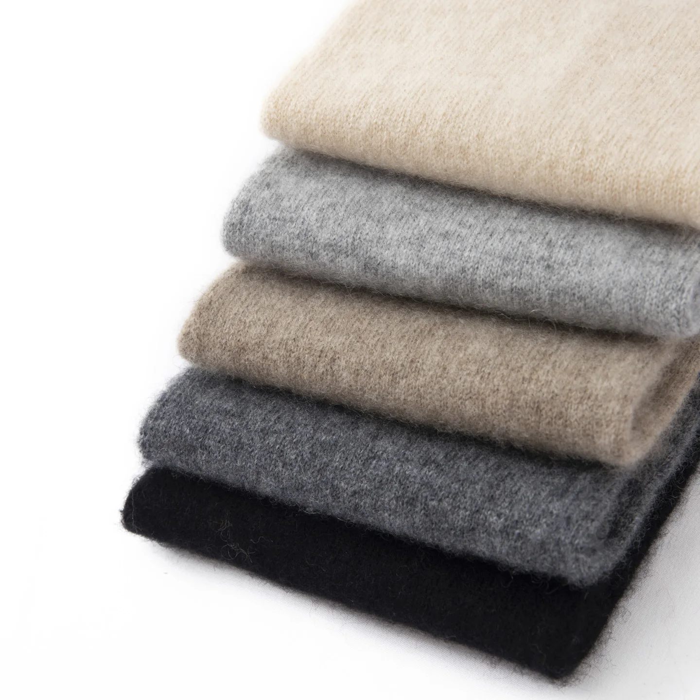 Genouillères sans couture en tricot pur cachemire pour dames, monochromes, imitées, protection des mollets, mode, automne et hiver