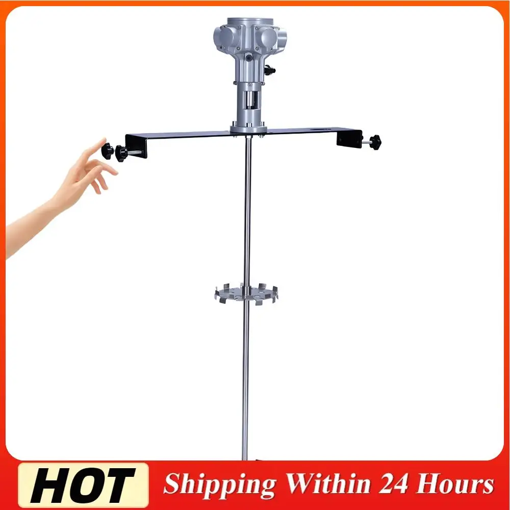 

Миксер-мешалка для краски с кронштейном, 55 галлонов, 3/4 л.с., для вязкостей 1-5000 мПас, для химических материалов, для бочек, 55 галлонов