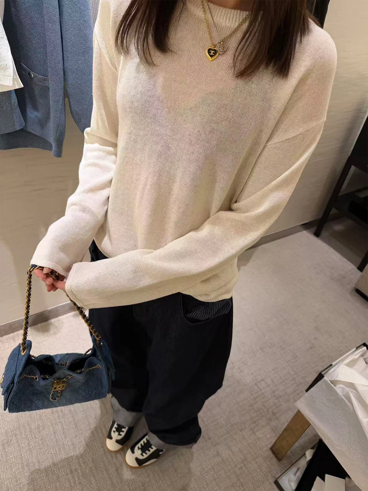 

Легкий трикотажный пуловер Lin Rou Rou с длинным рукавом и круглым вырезом, базовый слой, весна-осень, хлопок с добавлением льна, трикотажная одежда для мужчин и женщин