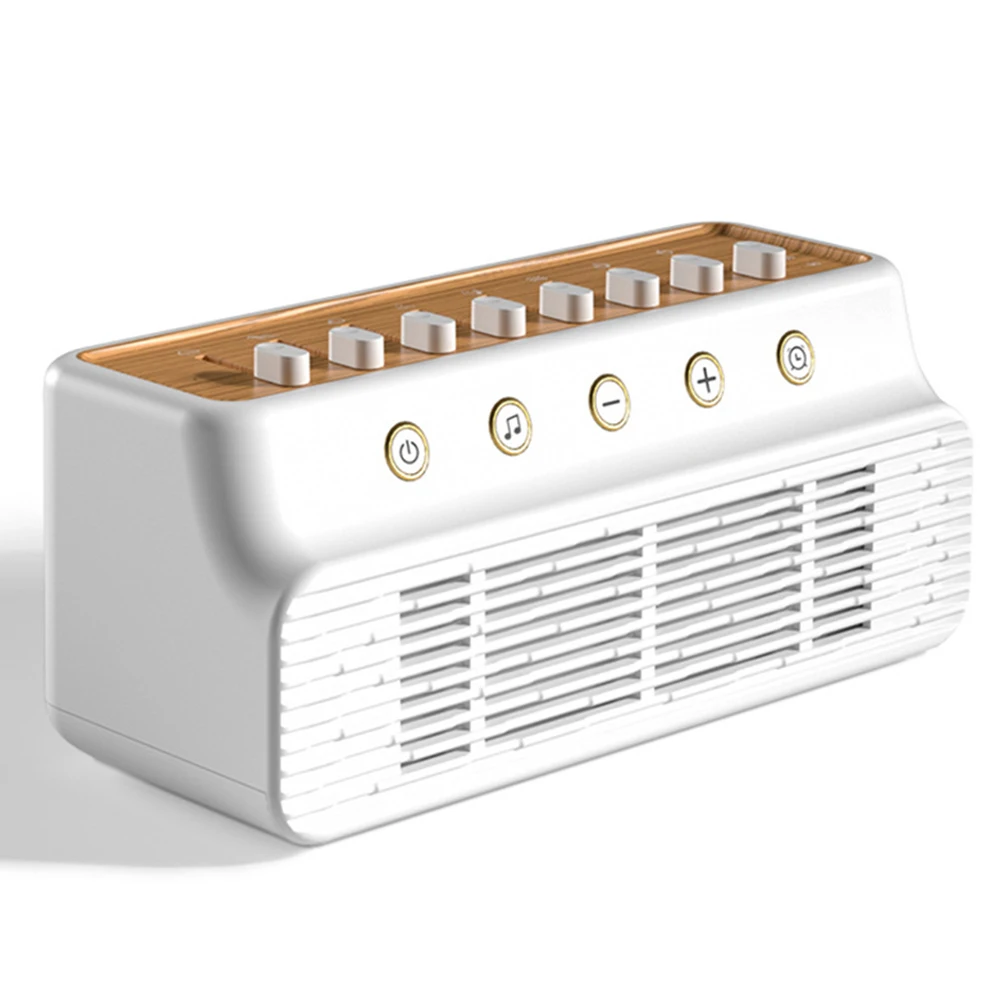 DIY-Lautsprecher mit weißem Rauschen und 8 Naturgeräuschen, tragbarer BT-Lautsprecher, Timer, weißes Rauschen, Schlafmaschinen für Zuhause, kreatives Geschenk