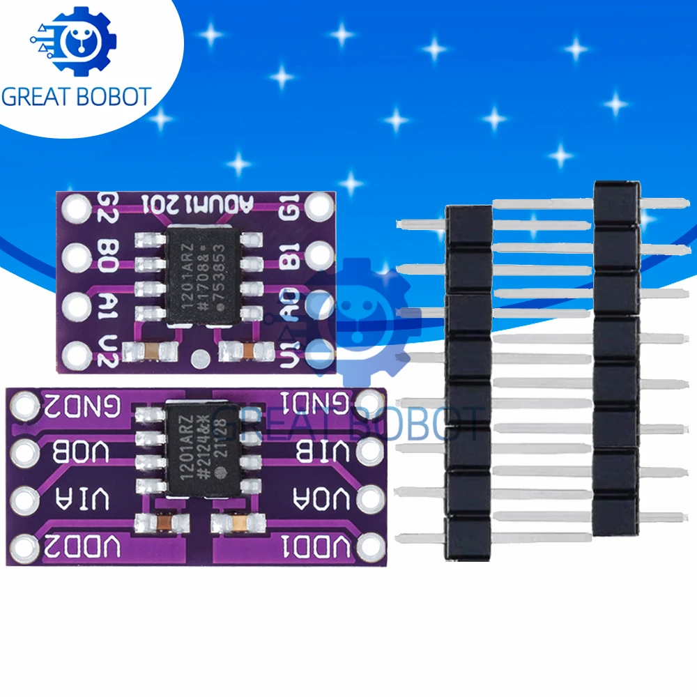 Magnetic Isolator Board Module Replace Optocouplers CJMCU-1201 ADUM1201 Isolator ADUM1201ARZ SOIC 8 Isolator SPI Interface