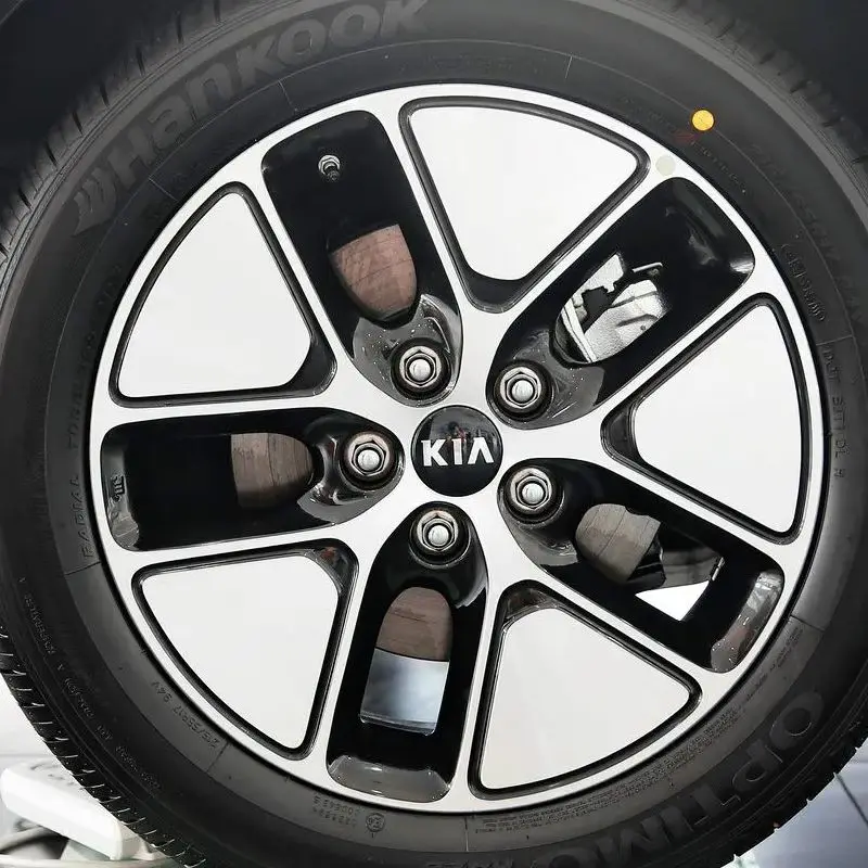 4PCS 58MM Car Wheel Center Cover Auto Emblem Hub Cap For EV6 Sorento Niro Stinger Ceed Carnival K5 K9 Soul Carens VQ Cadenza