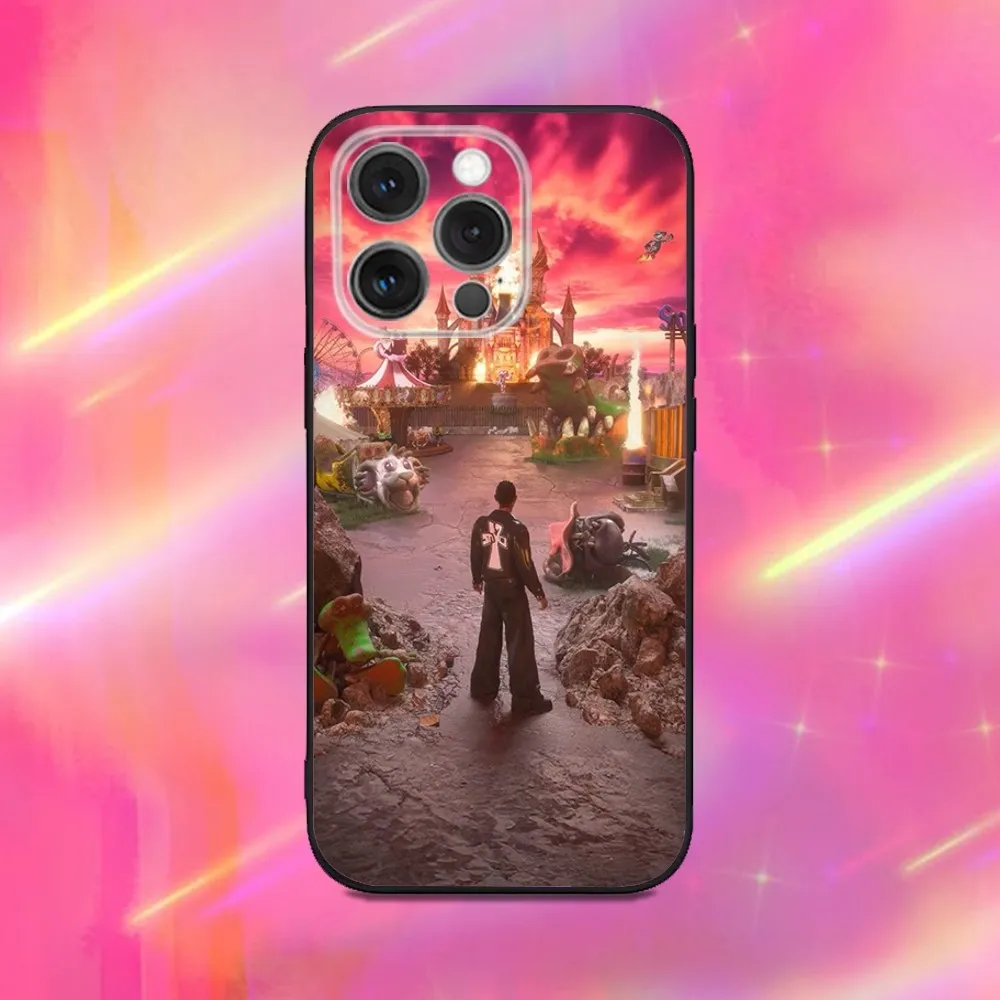 حافظة هاتف Alvaro Diaz Coco Singer لهاتف iPhone 16,15,14,13,12,11,Pro,Max,Plus,X,XS,XR,SE,8,7,Mini,Soft Silicone Black Case