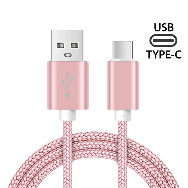 

Type-C USB Fast Charging Nylon Braided Cable for Samsung Xiaomi Redmi POCO Huawei Honor OPPO realme Vivo iQOO Quick Charge Cable