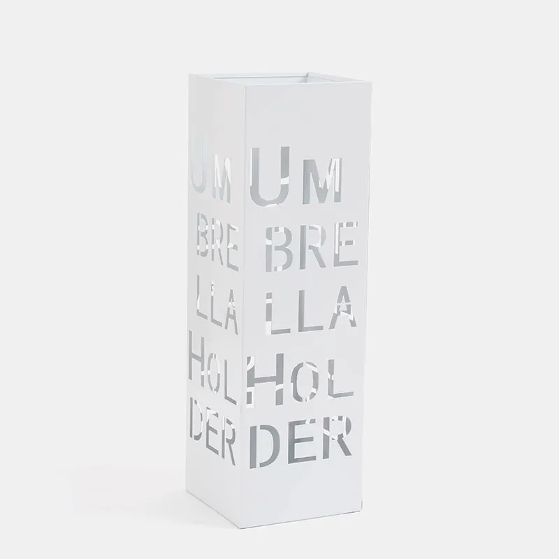 

Creative letter square long handle umbrella storage bucket