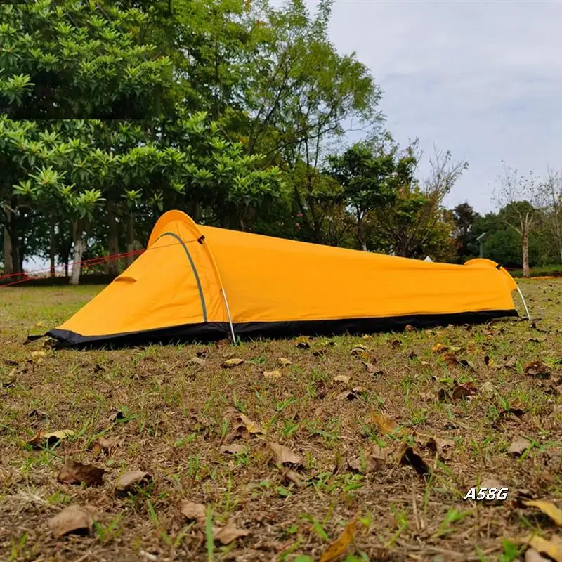 

Urltra-Light Outdoor Equipment Wild Camping Sleeping Bag Tent Single Person Hiking Camping Backpacking Tent Waterproof