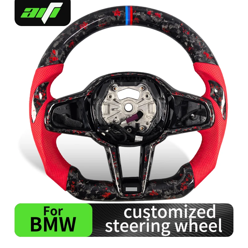 

For BMW Steering Wheel Upgrade to LCI Style Fit for G05 G20 G30 G2X G3X G8X F9X Customized Carbon Car Interior Accessories