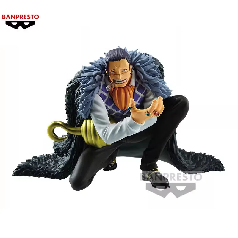 

In Stock Bandai Original Anime ONE PIECE BRC Sir Crocodile Action Figure Model Holiday Gifts