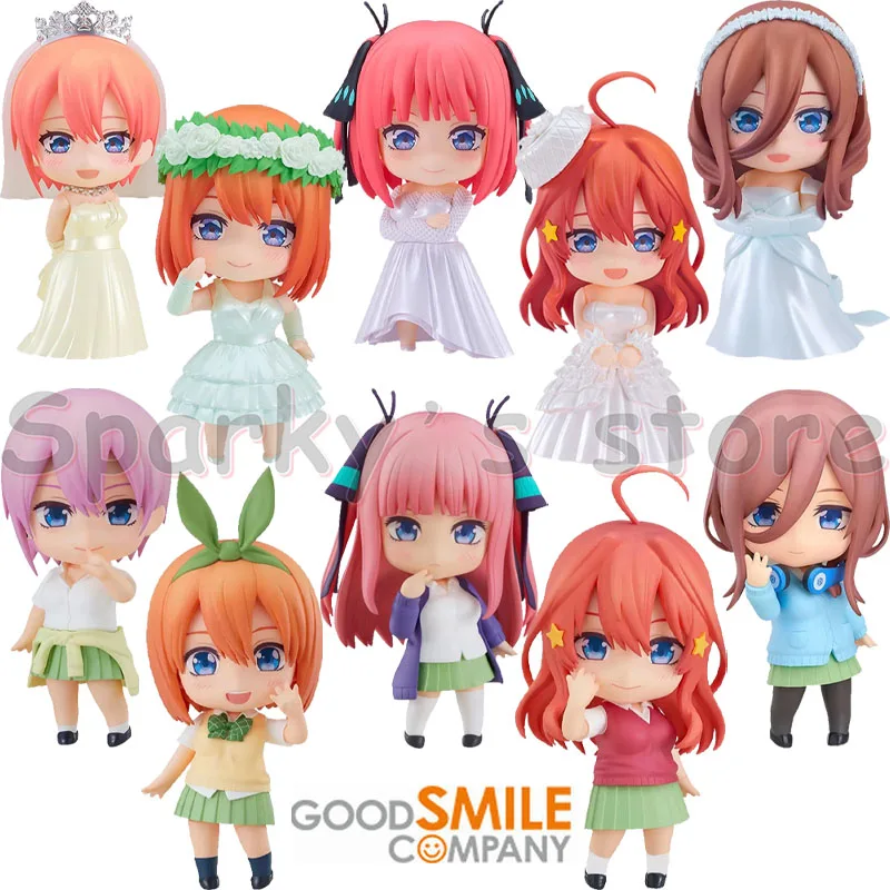 Good smile Original NENDOROID 2355 The Quintessential Quintuplets Anime Figure Nakano Ichika Action Figure Toys for Kids Gifts