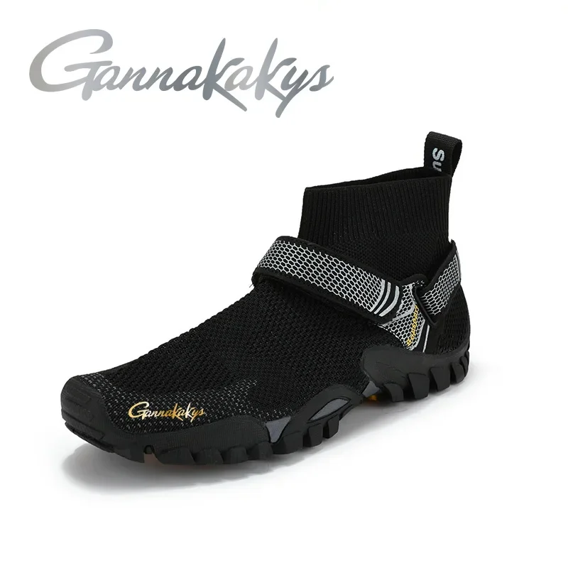 

Spring and Autumn Unisex Fishing Shoes, Outdoor Sports Hiking Breathable Shoes, Water Wading Wear-resistant Anti Slip Shoes