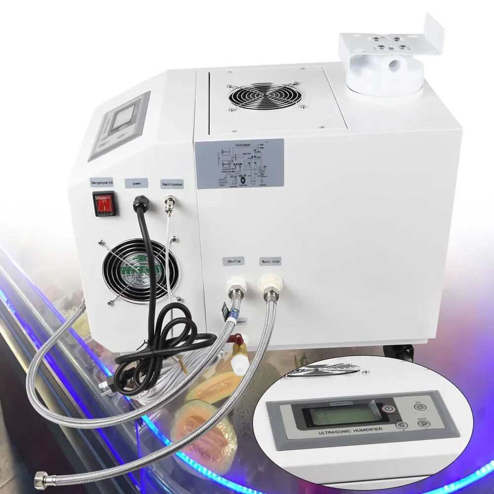 

300W Ultrasonic Mist Maker Industrial Humidifier for Mushroom Cultivation in Greenhouse