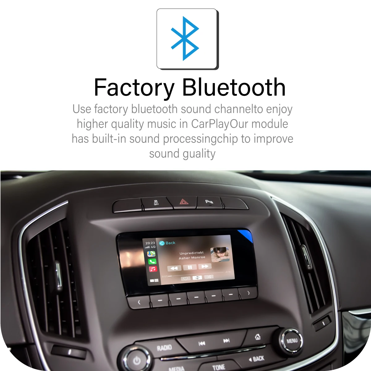 Wireless CarPlay for Buick ENVISION HMI 2.0 2014-2019 Regal LaCrosse Verano Android Auto Mirror Link AirPlay support Camera