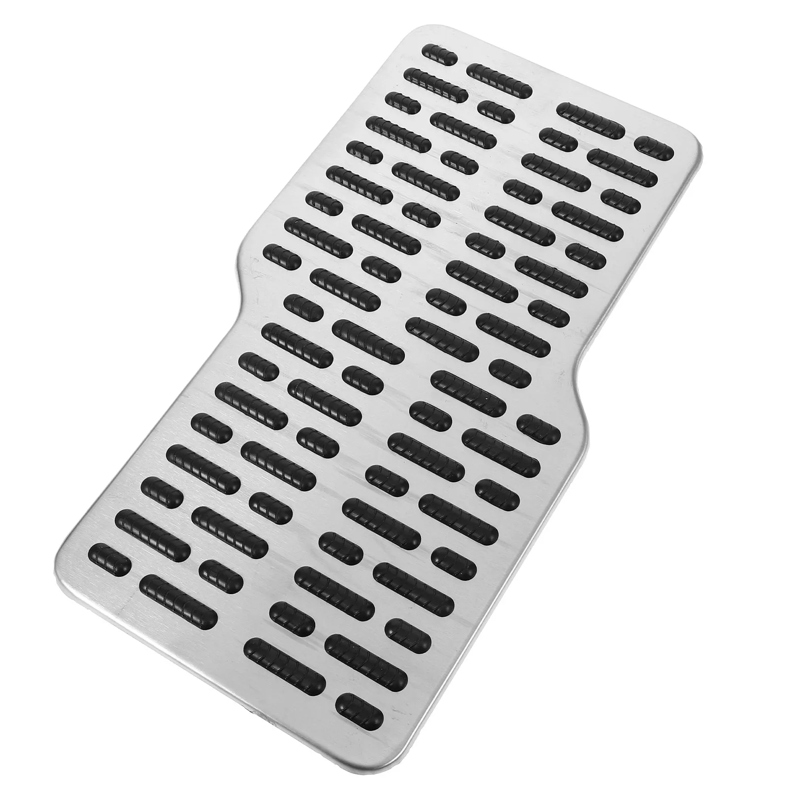 

Car Floor Mat Pedal Repair Pad Stainless Steel Rubber Anti-Skid Plate Universal Car Accessory Brake Clutch Pedal Pads