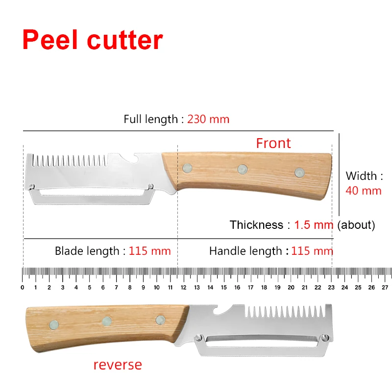 3-in-1 Stainless Steel Peeler Vegetable & Fruit Slicer Shredder Versatile Kitchen Tool Bottle Opener for Peeling Shredding