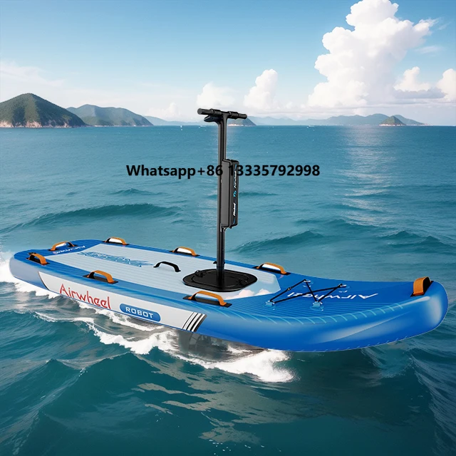 

Airwheel Newly Updated Vertical Stand up Electric Paddle Intelligent Handle Design Stand up Inflatable Electric Surfboard Boat