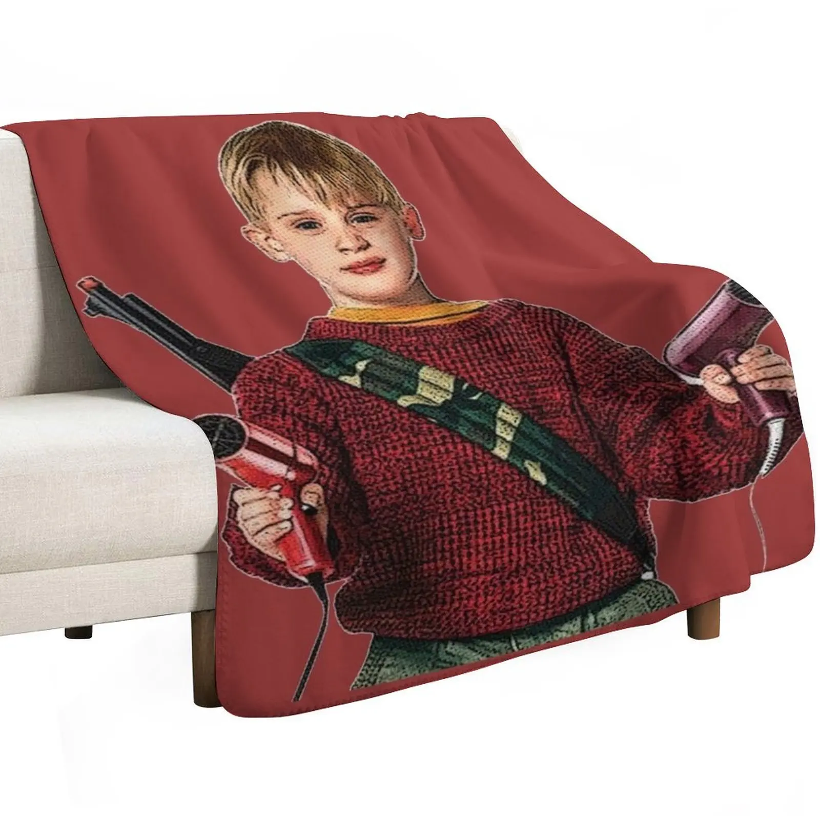 كيفن مكاليستر المنزل وحده عيد الميلاد فيلم رمي بطانية فاخرة التخييم البطانيات لبطانيات السرير لبطانيات الأرائك #2