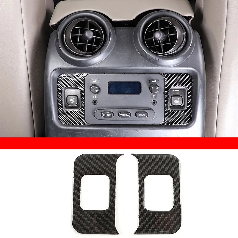 

Soft Carbon Fiber Car Rear Heated Seat Switch Sticker Decoration for Hummer H2 2003-2007 Interior Car Accessories