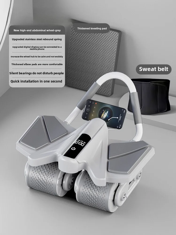 عجلة البطن الجديدة معدات تمارين عجلة البطن الذكية #5