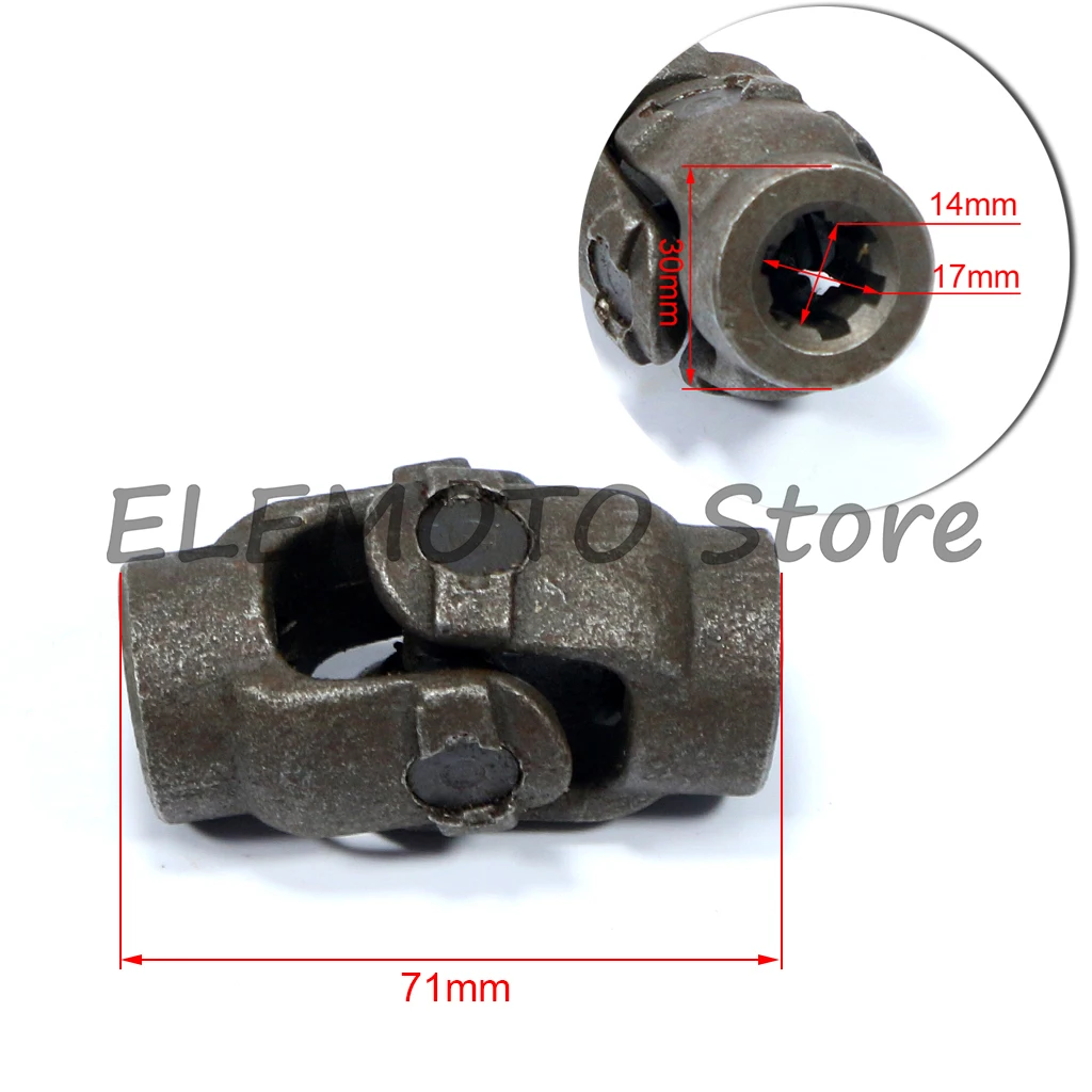 Universal joint U-joint Drive Shaft Connector 110CC 200CC YAMOTO AKUMA ATV Gimbal