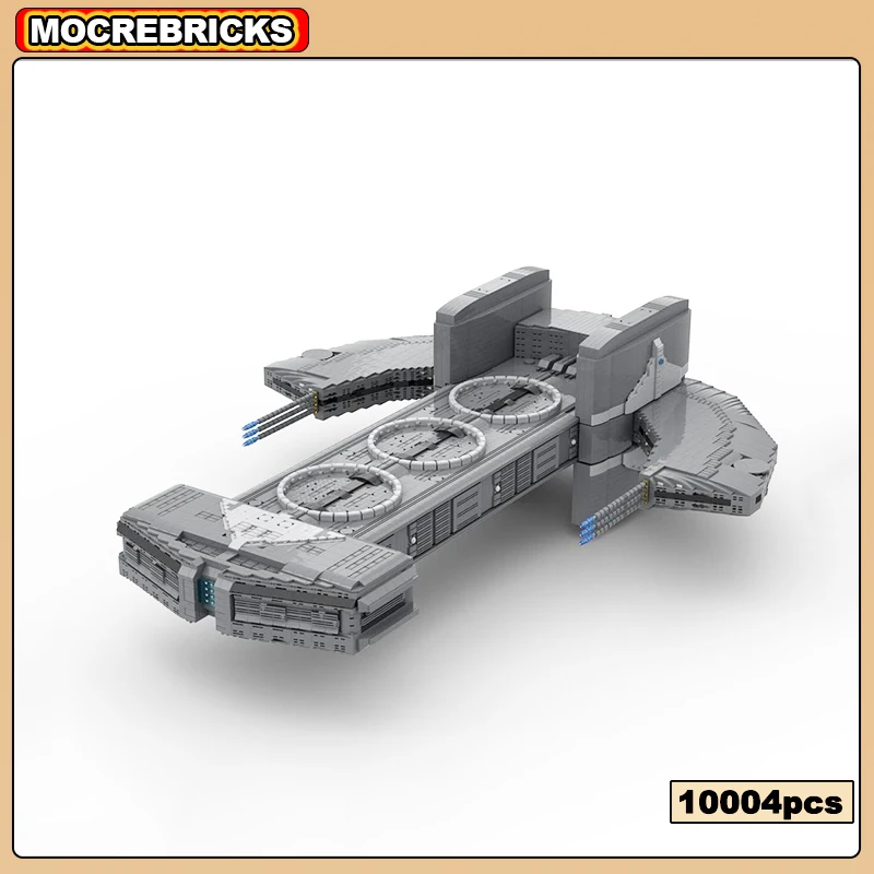 

MOC-137702 UCS Space Science Fiction Game Fleet Mothership Battle Ship Model Building Block Assembly Brick Toy Children's Gifts