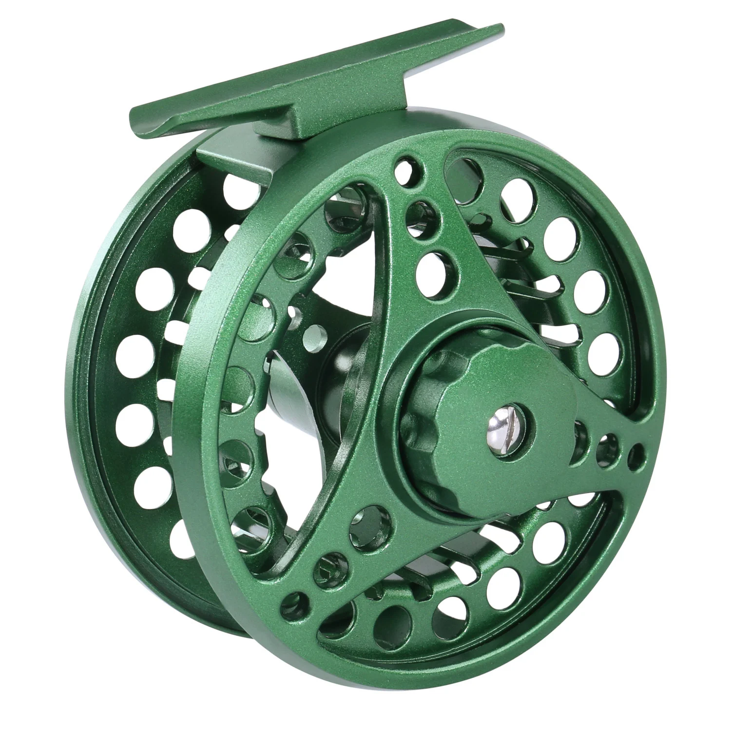 aliexpress fly reel Sougayilang Fly Fishing Reel CNC Machined Aluminium Alloy Body Stainless  Steel Main Shaft Non-slip Drag Knob 5/6 Fly Reel Pesca