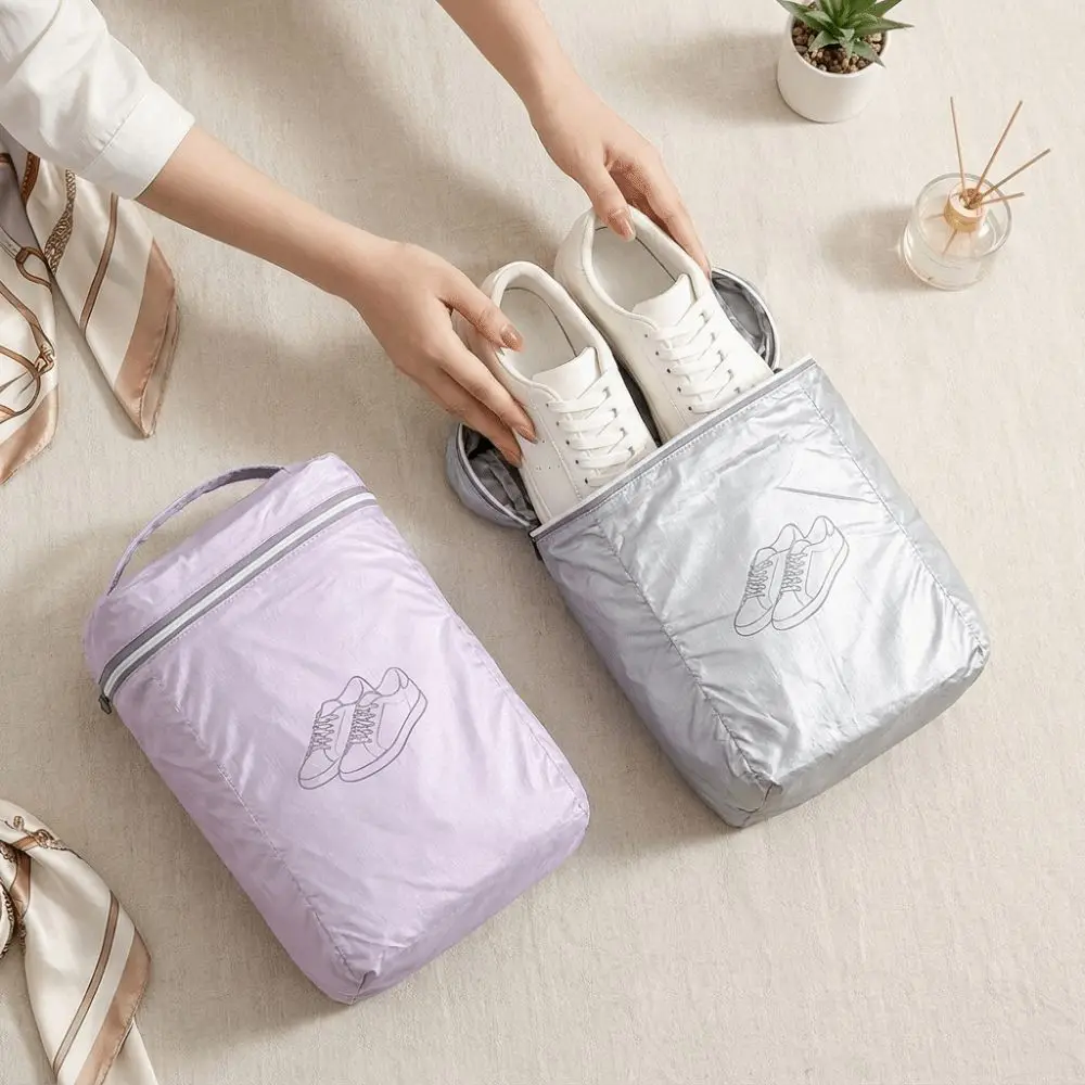 Practical Water-Resistant Travel Shoe Bag Odor-Resistant Foldable Shoe Storage Bag Lightweight Portable Sport Shoe Bag Travel