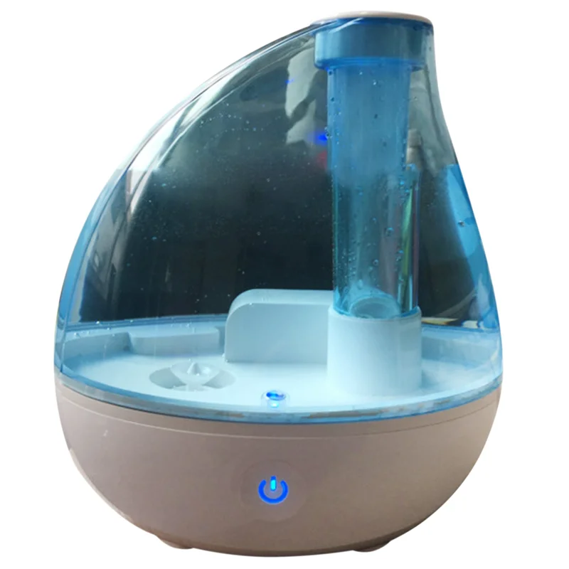 Ultrasonic Cool Mist Humidifier for Bedroom, Indoor Plants - Lasts Up to 25 Hours, Whisper-Quiet US Plug