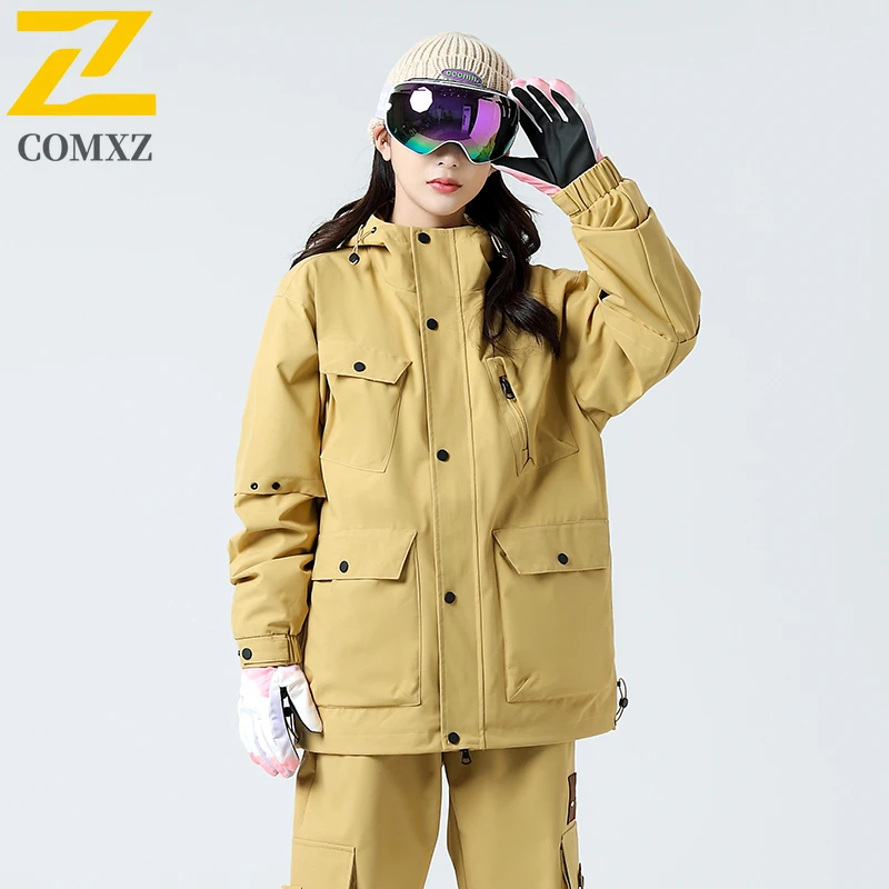 EiAO 3-in-1 سترة انفصال الشتاء الحرارية سترة واقية مع أسفل الداخلية للمشي لمسافات طويلة السفر التخييم الرجال النساء معطف مقاوم للماء #5