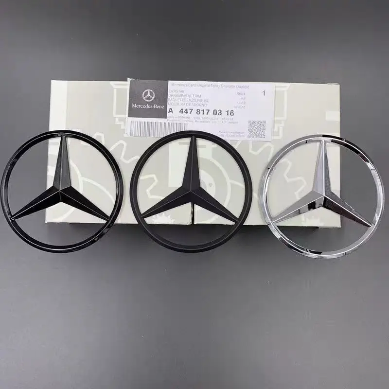 9cm ABS Car Rear Decal Trunk Emblem Sticker For Mercedes Benz S320 W164 W203 W204 W168 C180 E320 A200 CLA CLK CLS ML