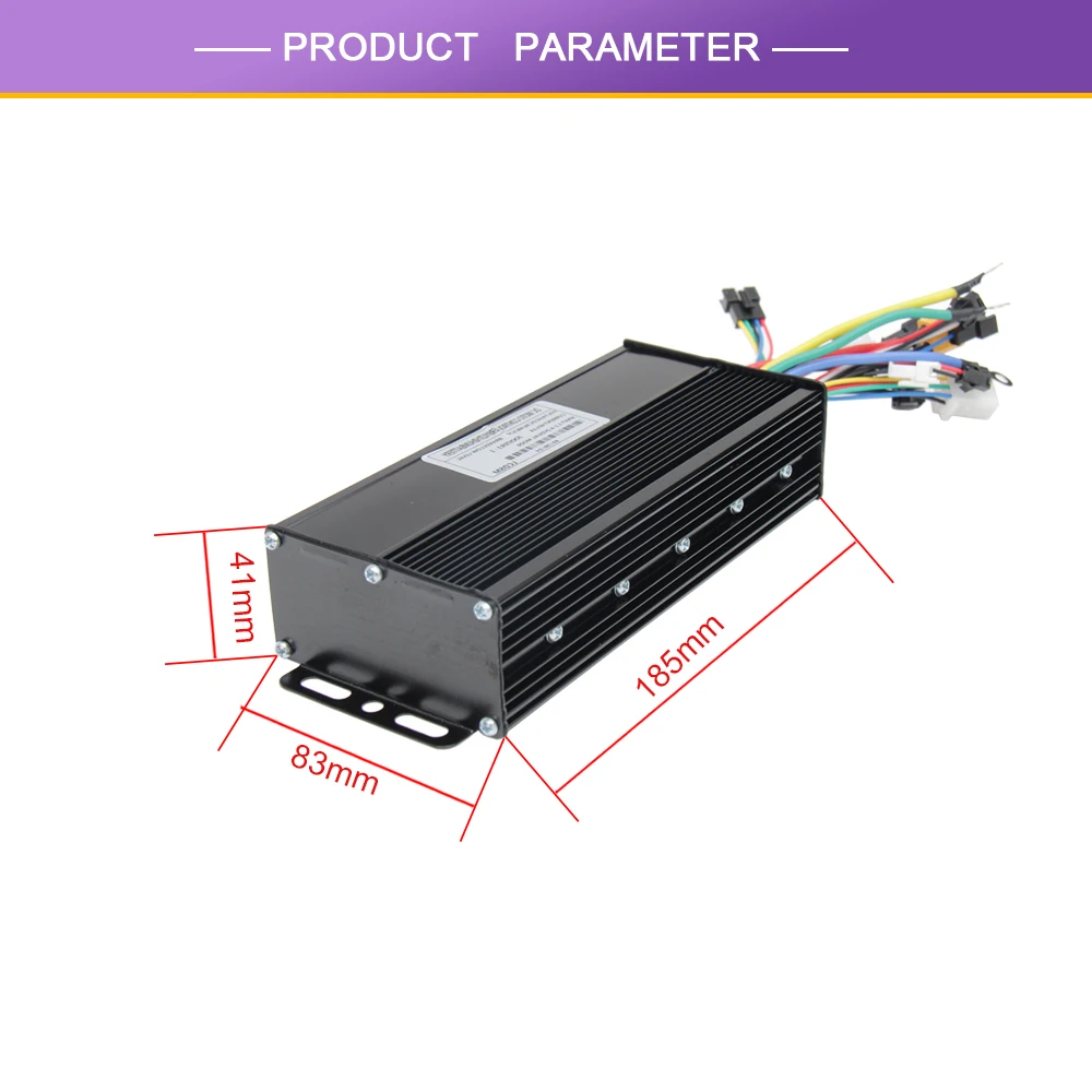 40A E-bike Sine Wave Controller 3 Mode Electric Bicycle Brushless Controller 36V 48V 1000W-2000W