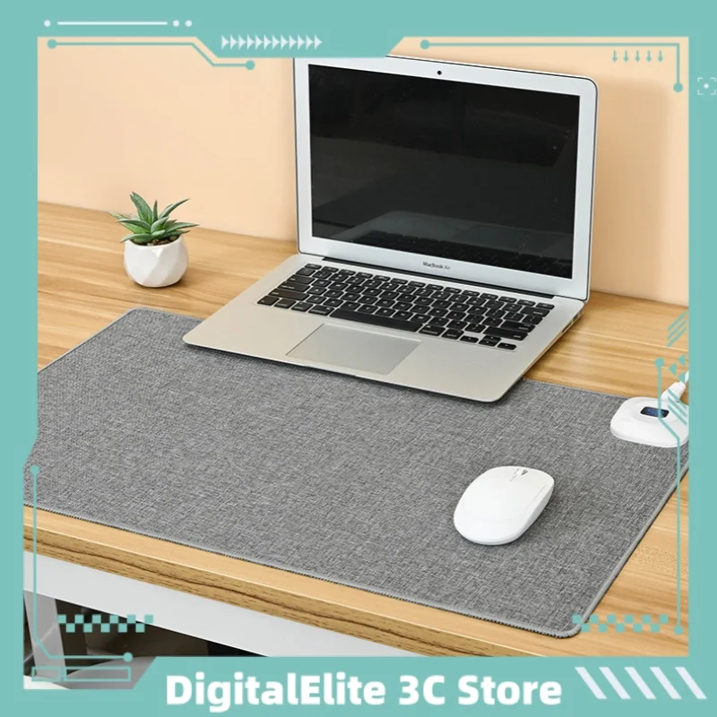 Winter Heating Mouse Pad Cotton Linen Large Office Desk Warm Pad Winter Heating Pad Student Writing Warm Hand Warm Desk Pad