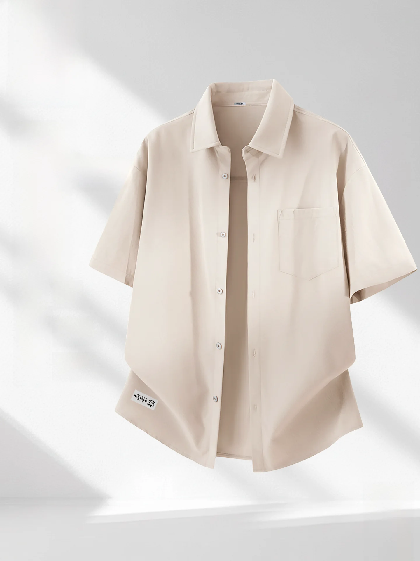 

Новая летняя мужская футболка из ледяного шелка свободного кроя в корейском стиле с принтом Big Mouth Monkey