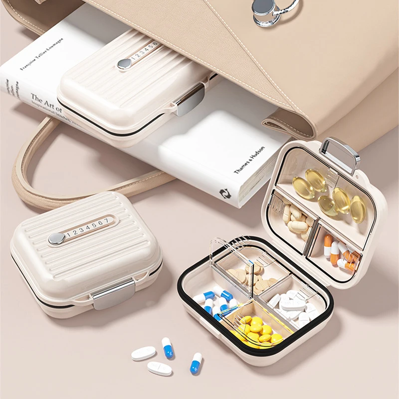 Водонепроницаемый Органайзер с несколькими отделениями для хранения таблеток, небольшие коробки для лекарств, пластиковый Еженедельный портативный диспенсер для лекарств
